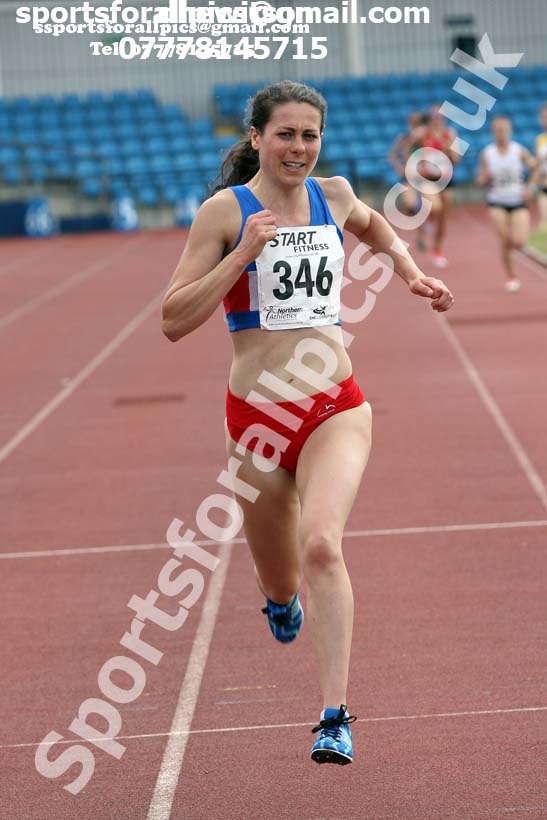 Senior womens 5000 metres, Northern Senior and Under-20s Champs., Sports City, Manchester. Photo: David T. Hewitson/Sports for All Pics